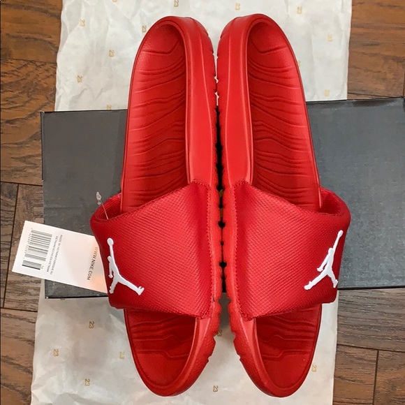 JORDAN BREAK SLIDE Gym Red/White - Picture 4 of 16